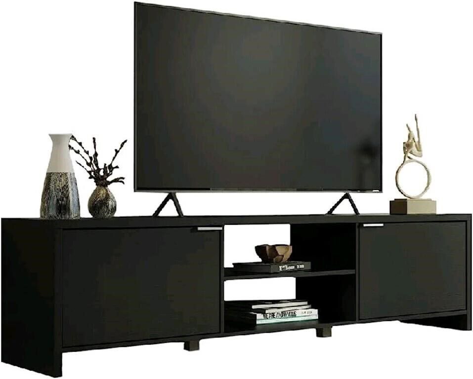 Madesa Wooden TV Stand for TV's up to 80 inches