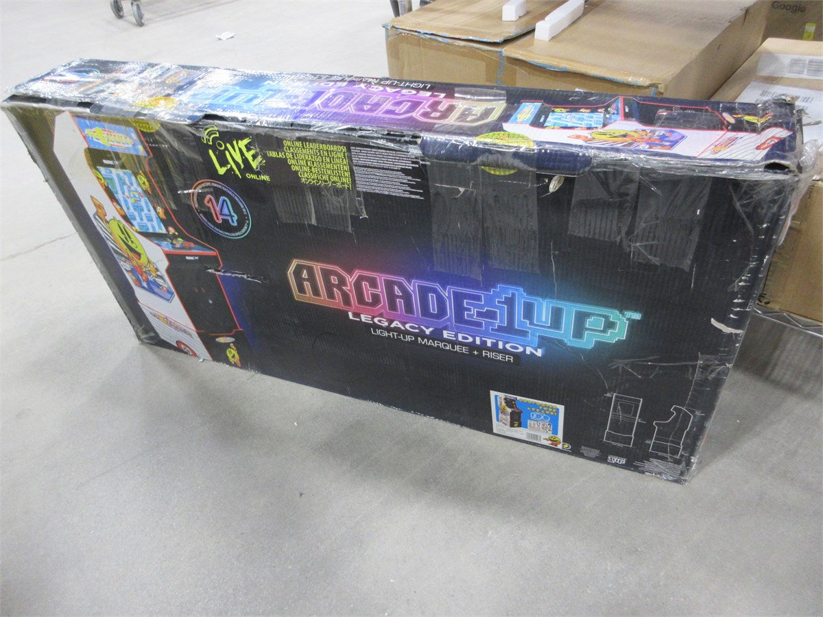 ARCADE1UP PAC-MANIA EDITION W/RISER BANDAI LEGACY ARCADE GAME RETRO VINTAGE GAMING CABINET MACHINE