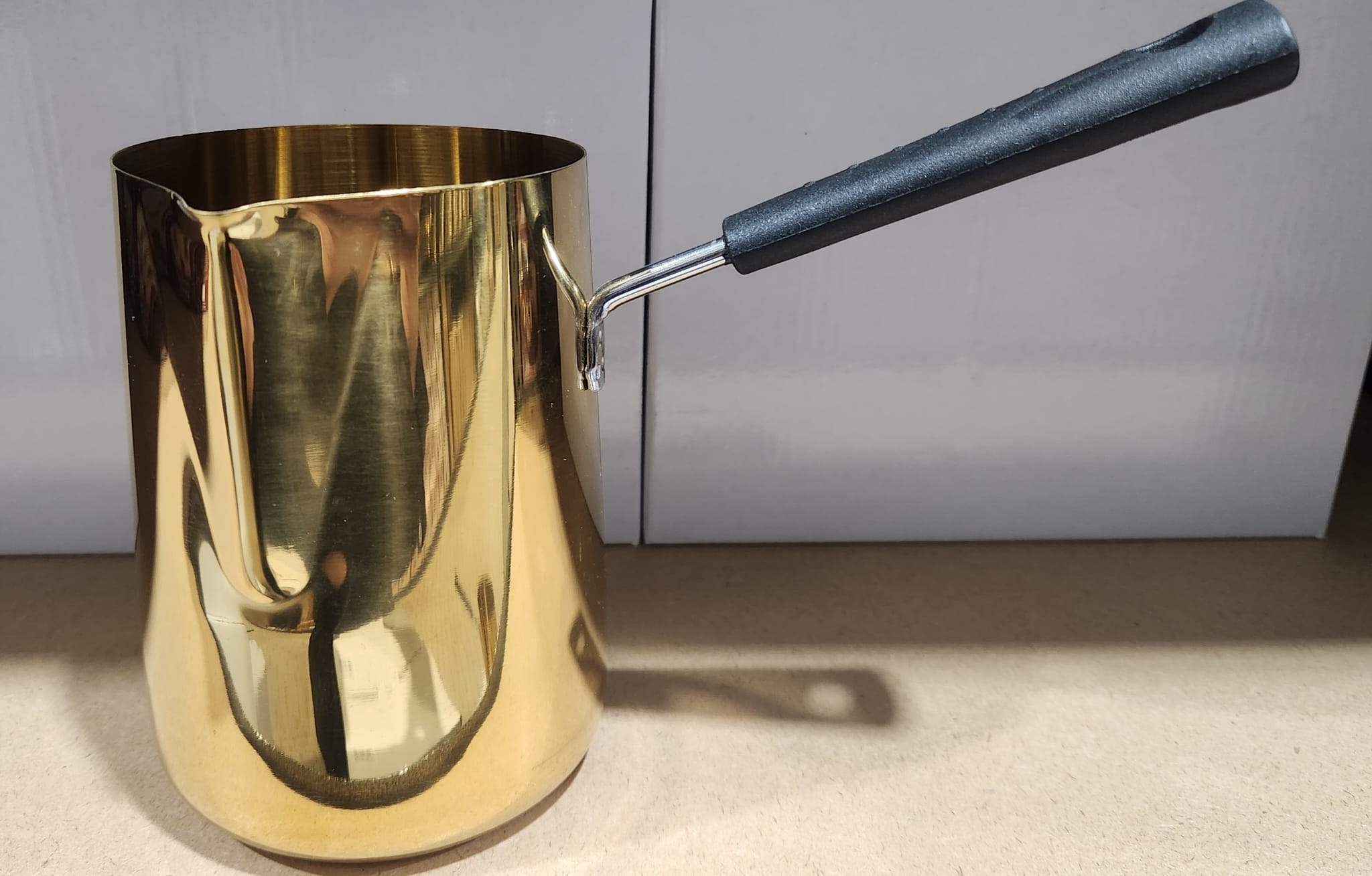 MILK CUP METAL GOLD