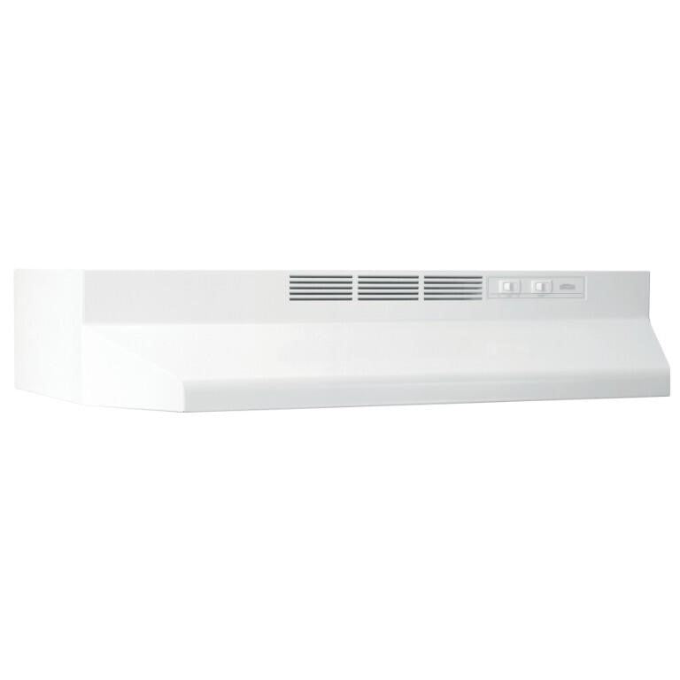 Ductless Under-Cabinet Range Hood, White