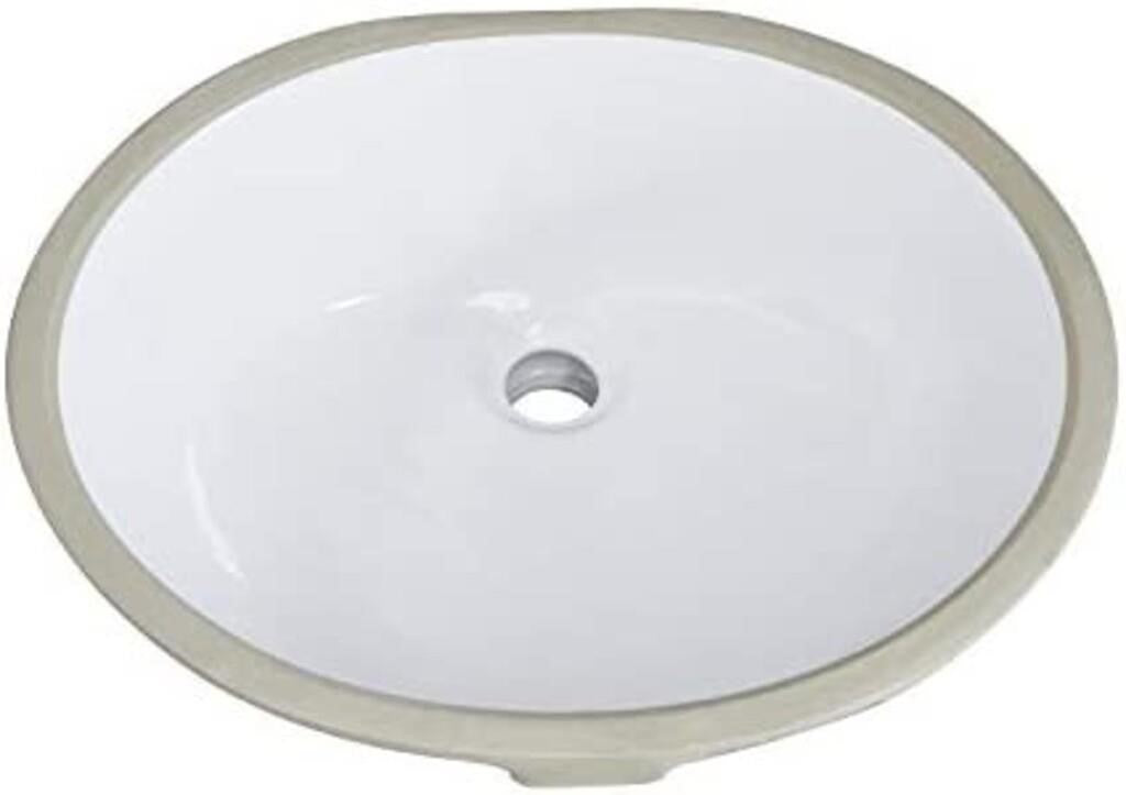 PetusHouse 17.1x13.8 Inch Undermount Bathroom Vessel Sink