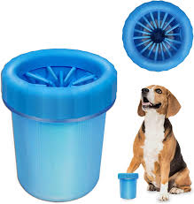 Softclean  dog paw cleaner (Medium ) blue