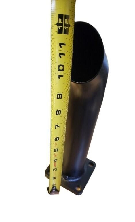 Inch Steel Exhaust Pipe / Stack for Caterpillar, Mountable, 492-1687, Black