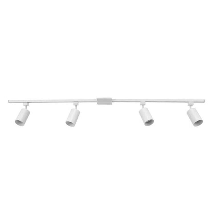 Tribeca 4.67 ft. 4-Light Matte White Linear Track Lighting Kit