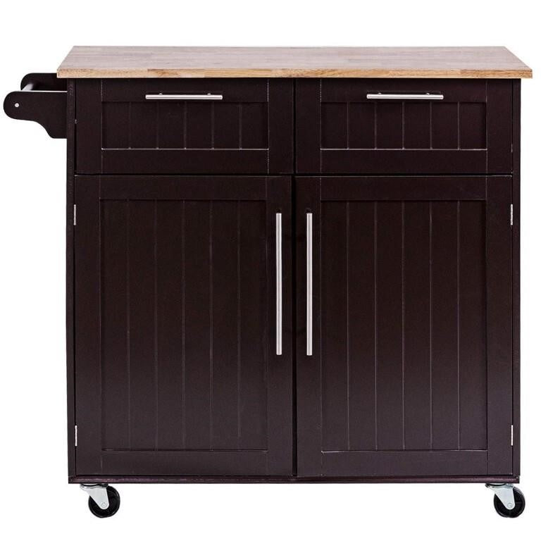 Costway Heavy Duty Rolling Kitchen Cart