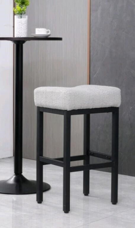 Leisure Chair - Backless Upholstered Bar Stool