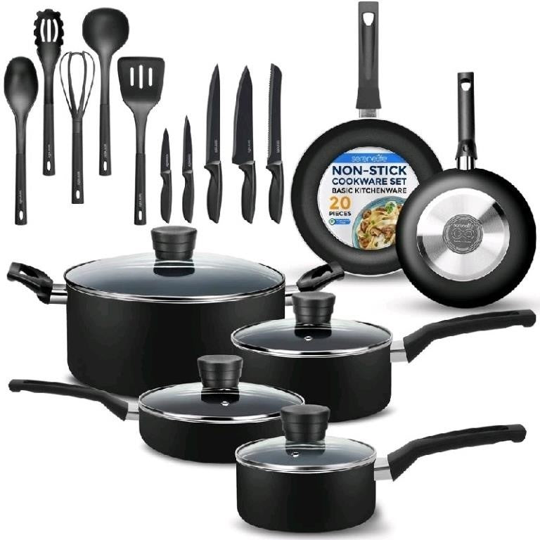 SereneLife Kitchenware Pots & Pans Basic