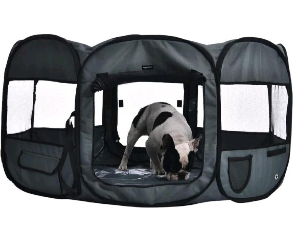 Zuhucpts Portable Soft Pet Dog Travel Playpen