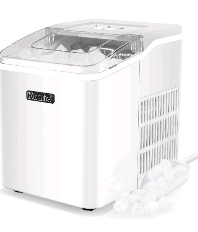 KUMIO Ice Makers Countertop, 9 Bullet Ice