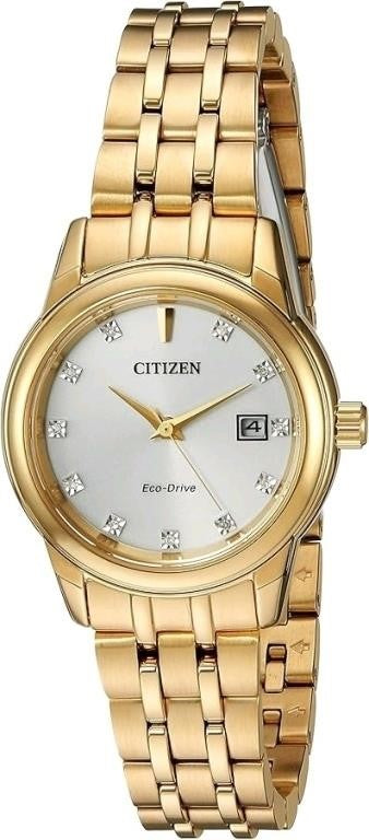 New Citizen Eco Drive Corso Women's 28mm Watch, Si