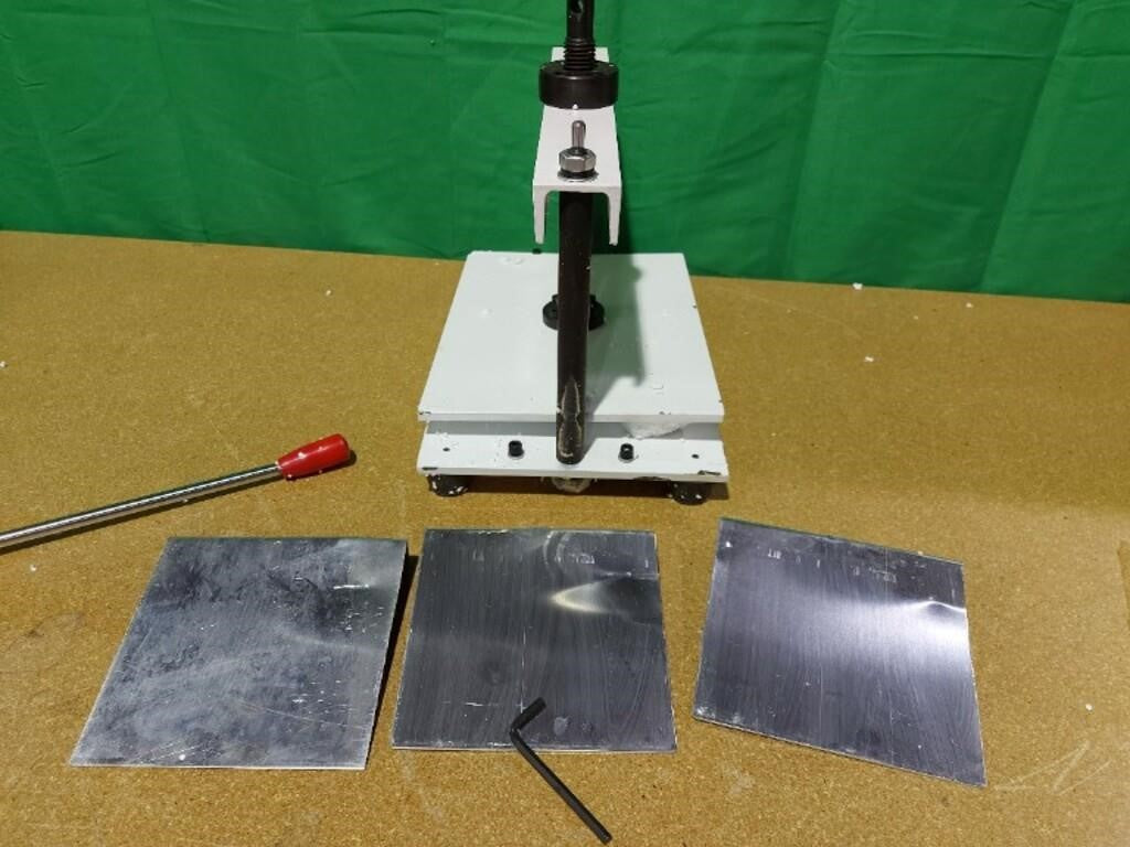 INTBUYING A4 Steel Notes Invoice Bookbinder Press