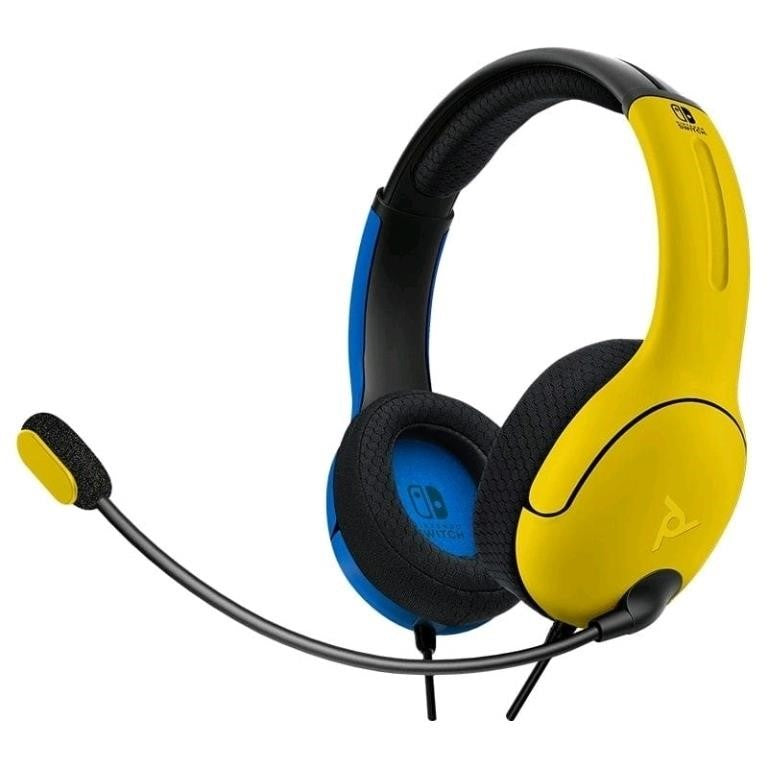 PDP NINTENDO SWITCH WIRED HEADSET LVL40 YELLOW / B