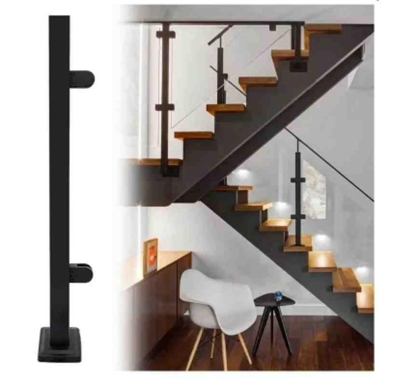 VoTwoofv Glass Railing Corner Post 33.46",304