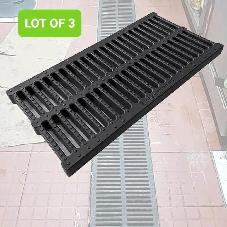 Kitchen Floor Drain Cover, Heavy Duty Black Sewer Drainage Grate Replacement