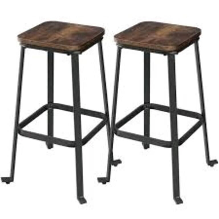 Vasagle Set of 2 bar stools Brown