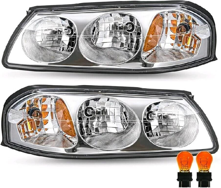 JSBOYAT, Headlight Assembly for 2000-2005 Chev