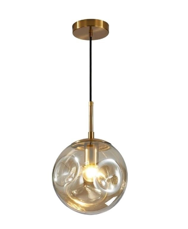 BOKT 9.8" Modern Large 1-Light Globe Pendant L