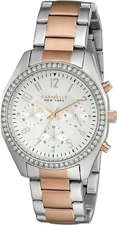 CARAVELLE NEW YORK Women's 45L148 Quartz Stainless