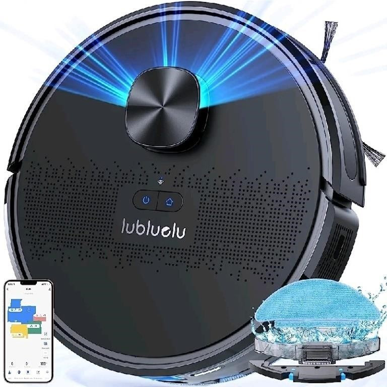 Robot Vacuum 4000 Pa, Lubluelu 2-in-1 Robot Vacuum