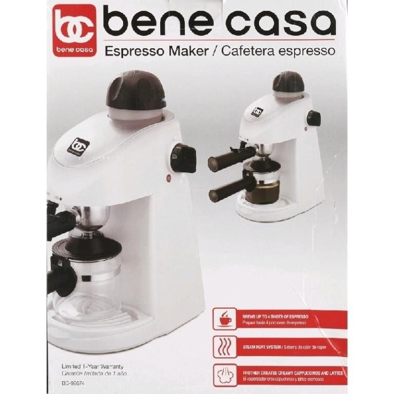 Bene Casa Espresso Maker, Upto 4 Shots, W