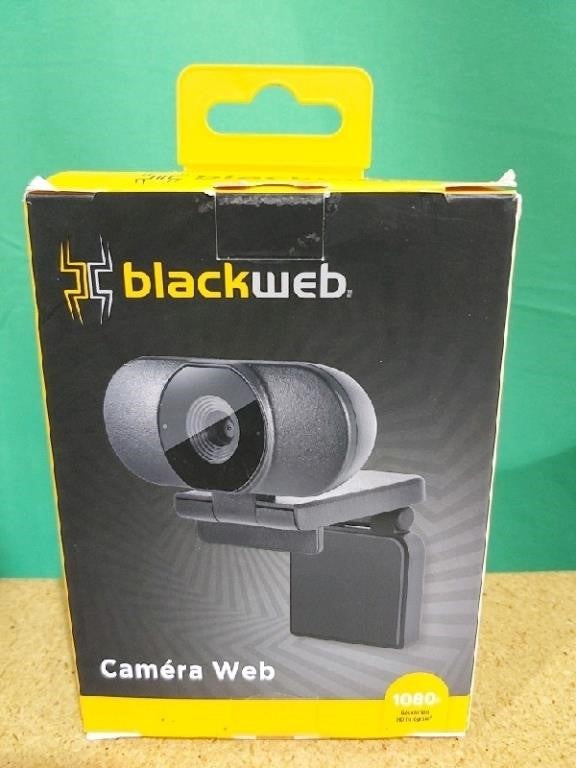 Blackweb 1080P, 30fps, USB Webcam with Built-in Mi