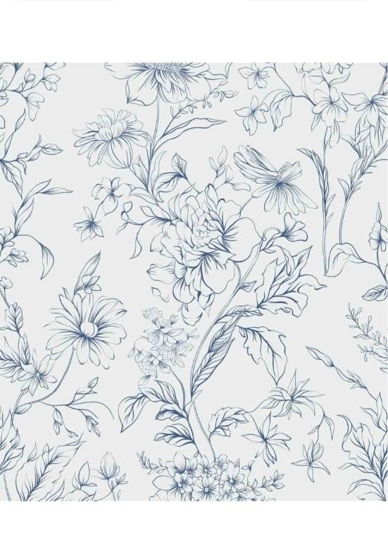 HeloHo Peel and Stick Wallpaper Blue