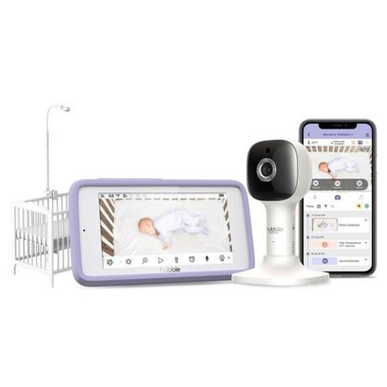 Hubble Nursery Pal Crib Edition Baby Monitor with