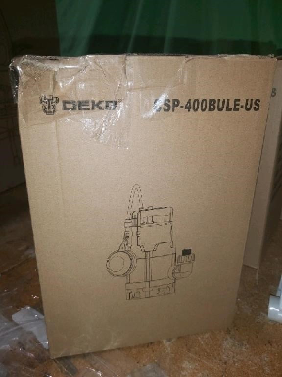 DEKOPRO 400W 1/2HP Sump Pump 1981GPH Subm