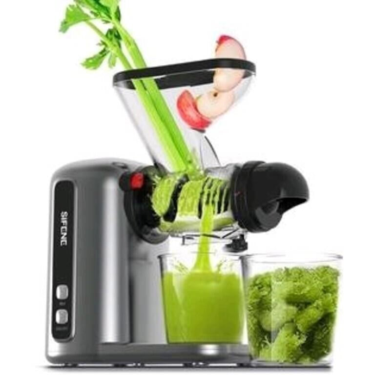 SiFENE Compact Cold Press Juicer, Single-Serve Slo