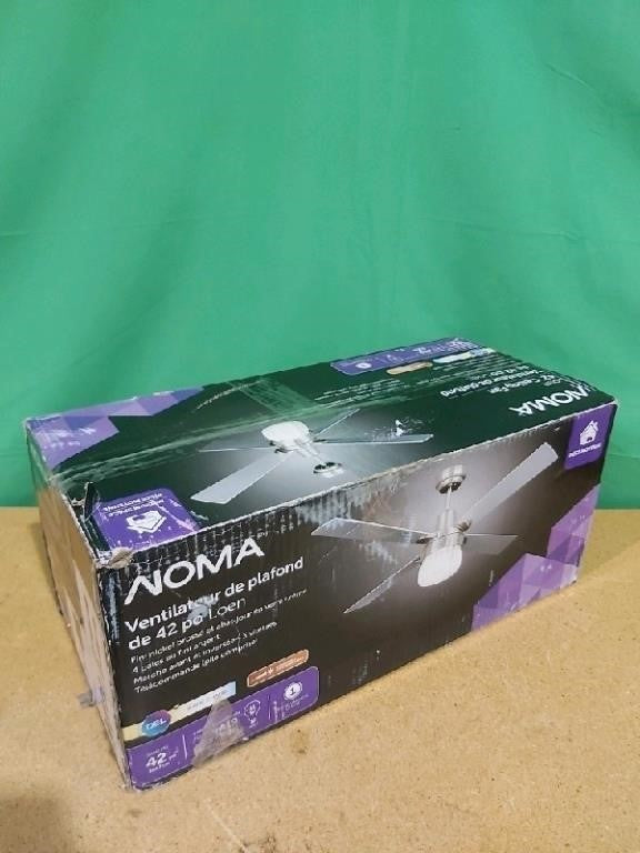 NOMA Leon 4-Blade 3-Speed Ceiling Fan