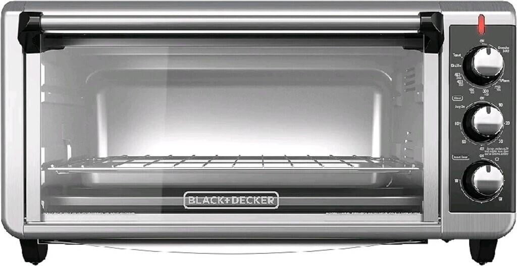 BLACK+DECKER TO3250XSB 8-Slice Extra Wide Conv