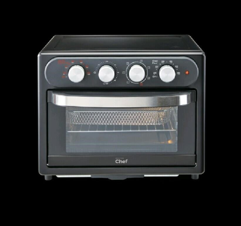 MASTER Chef, AirFryer Toaster Oven w/ 5 F