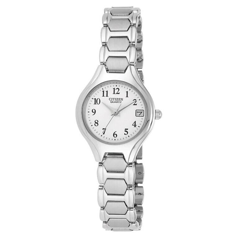 Citizen Ladies' Quartz Watch with White Dial, Mode