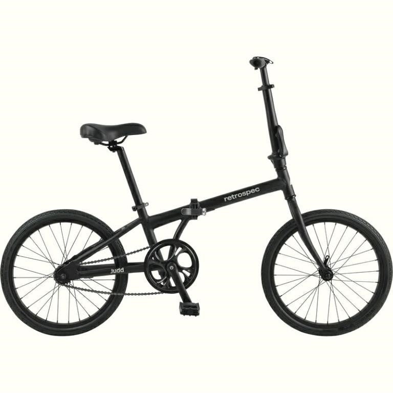 Judd, Folding Bike Single Speed, Matte Black