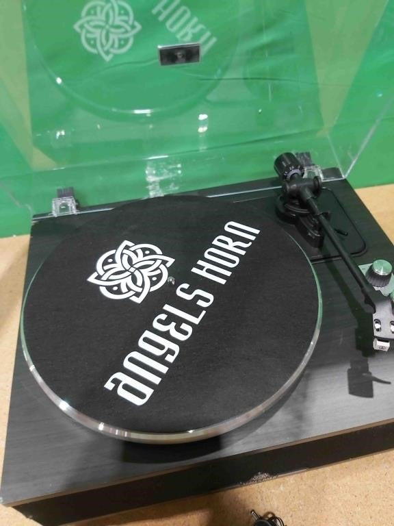 ANGELS HORN H019 Bluetooth Turntable, Hi-Fi V