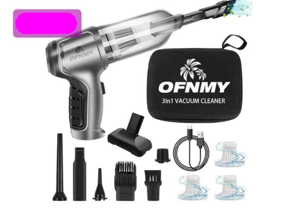 Car Vacuum Cleaner,15000Pa OFNMY Wireless