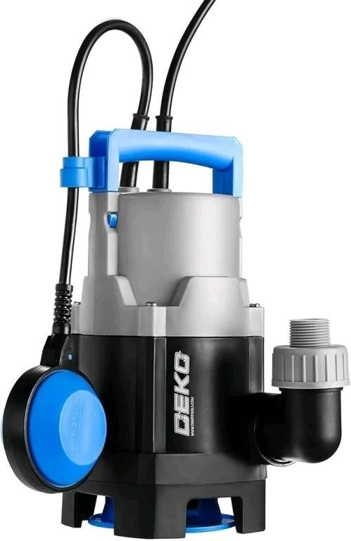 DEKOPRO 400W 1/2HP Sump Pump 1981GPH Subm