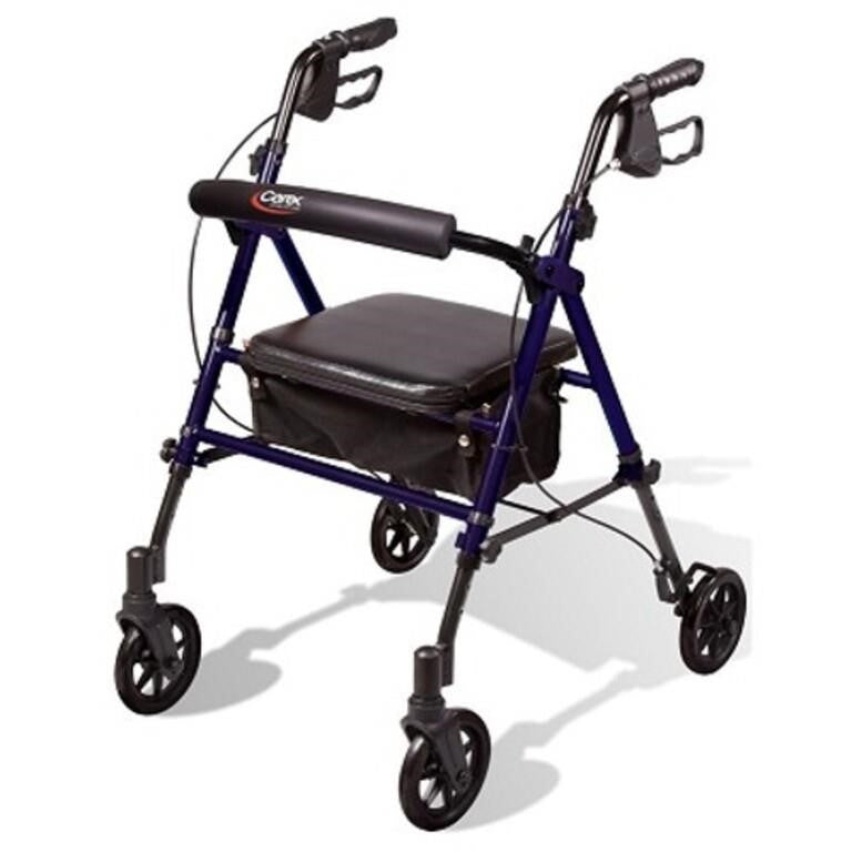 Carex Step & Rest Rolling Walker