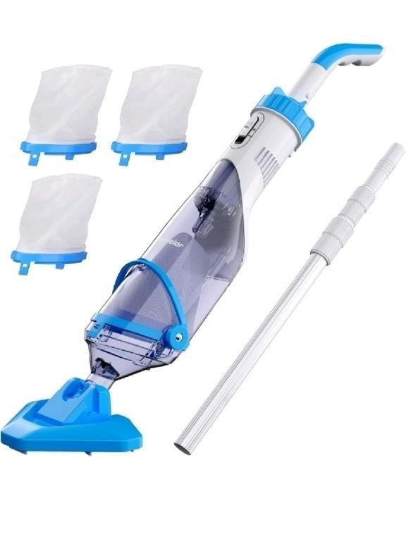 Enhulk 20V Cordless Pool Vacuum Kit. Blue