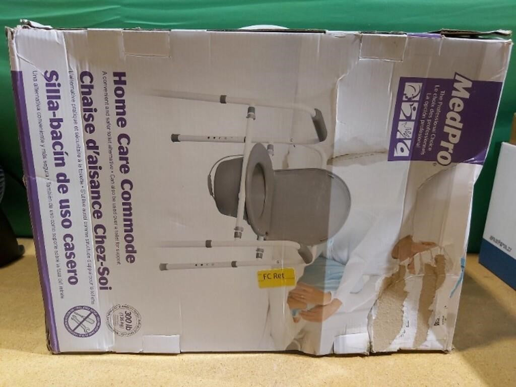 MedPro Versatile Homecare Commode Chair with Adjus