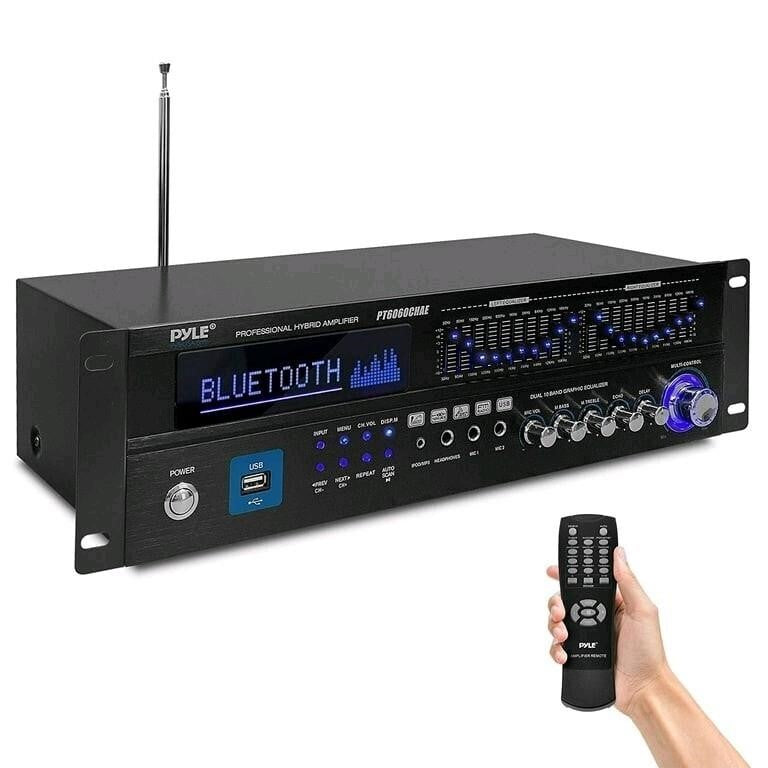 Pyle 6 Channel Hybrid 2000 Watt Wireless