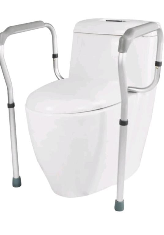 TORIBIO Toilet Safety rail Frame, Adjustable