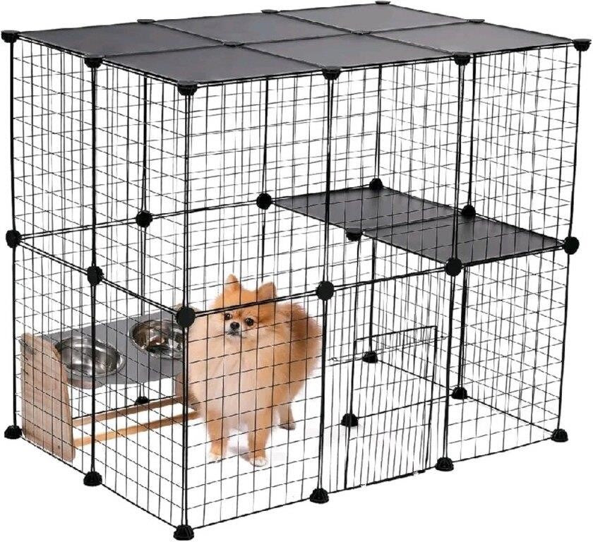 PAWZ Road Pet Playpen, Metal Yard Fence with D