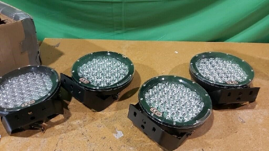 9 in. 37 LED 185W Flood/Spot Light set of