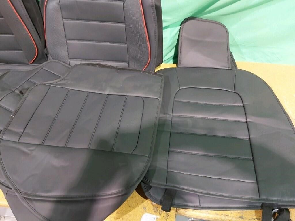 Karnewene 5 Seater car seat covers, Leath