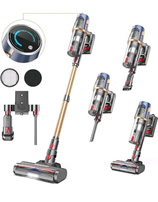 Cordless Vacuum Cleaner, 30Kpa Vacuum Cle