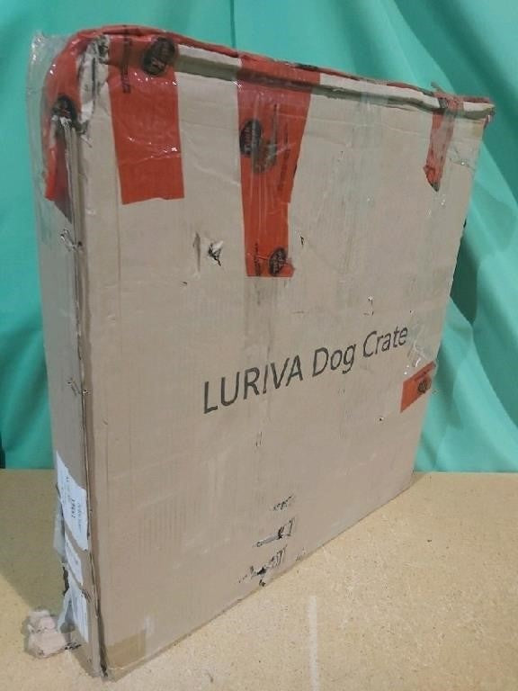 Luriva Heavy Duty Dog Crate, 48" L x 24"