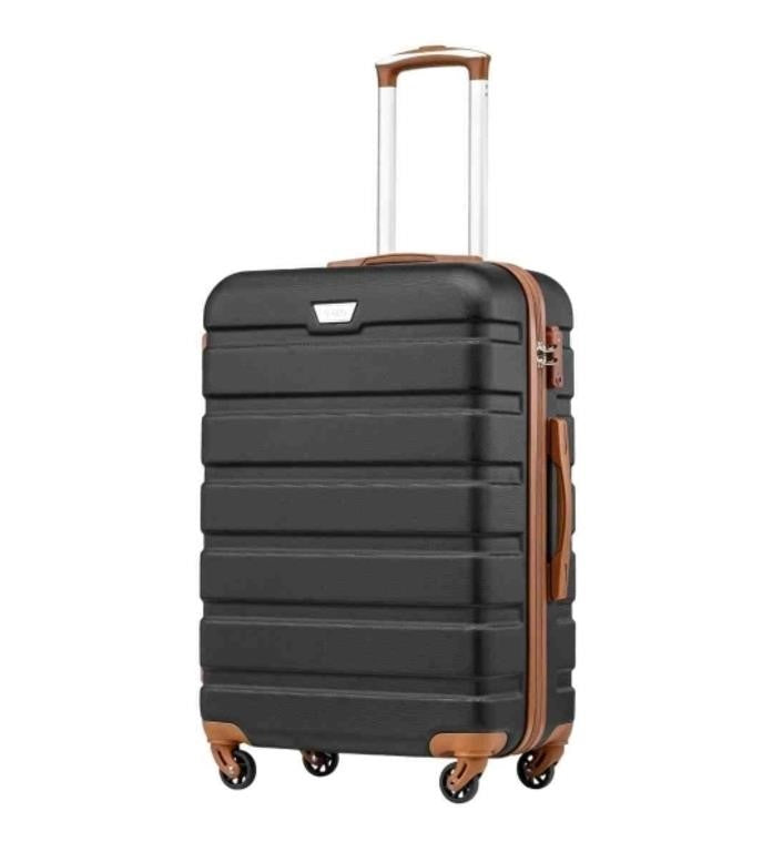 Coolife Luggage Carry On Suitcase Spinner