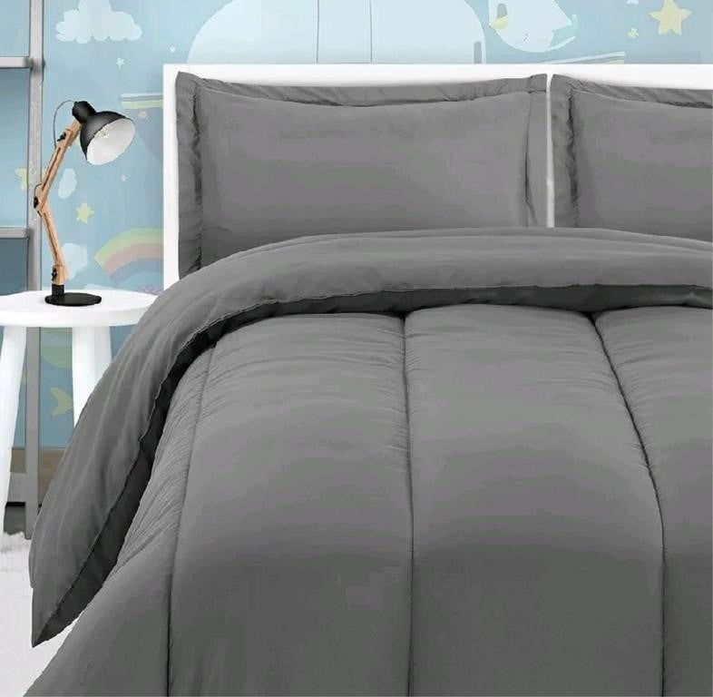 Utopia Bedding All Season Grey Comforter Set w