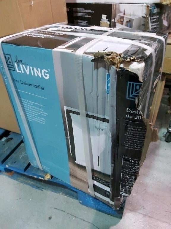 For Living 30 Pint 2-Speed Dehumidifier